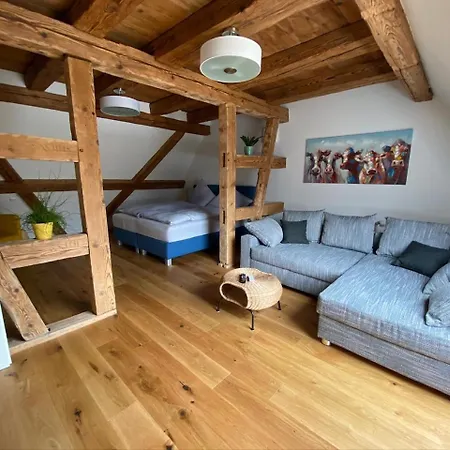 아파트 Traumhaft Wohnen Im Haus Blum 헤르볼츠하임